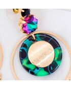 Pentagona Goldohrringe