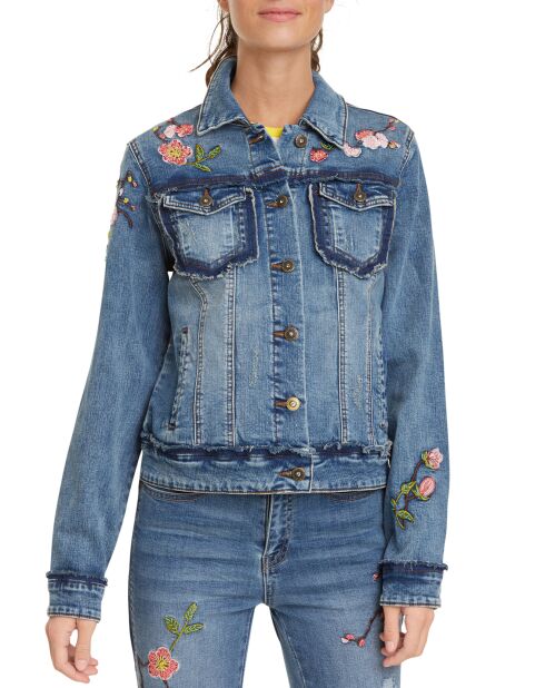 Veste en Jean Flandes bleue