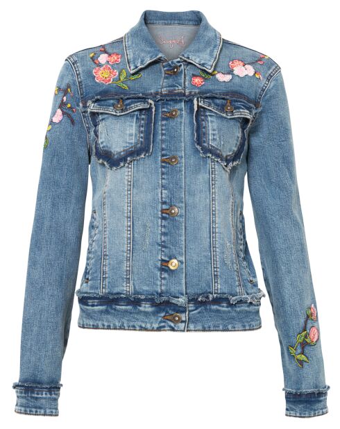Veste en Jean Flandes bleue
