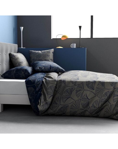 Parure Housse de couette réversible & 1 Taie Edo multicolore - 140x200 cm