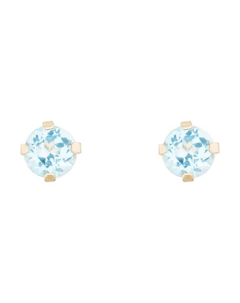 Ohrstecker mit Topas aus 0,17 Karat Gelbgold