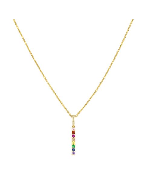 Pendentif Colored Zircone or jaune