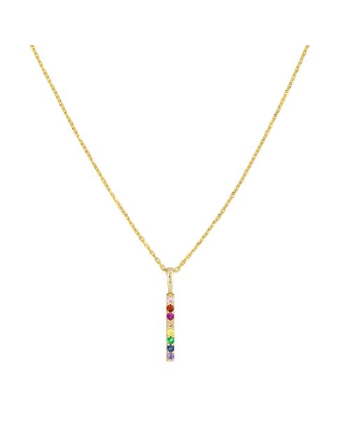 Pendentif Colored Zircone or jaune