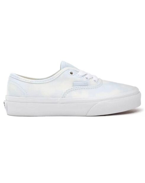 Sneakers en Toile Bleach Wash Authentic bleu ciel/blanc cassé