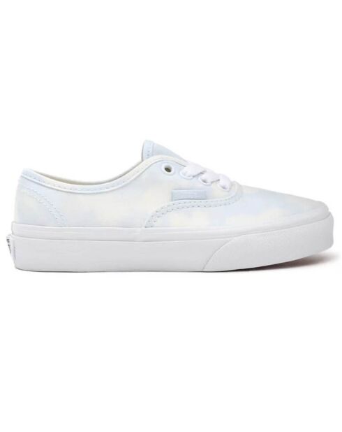 Sneakers en Toile Bleach Wash Authentic bleu ciel/blanc cassé