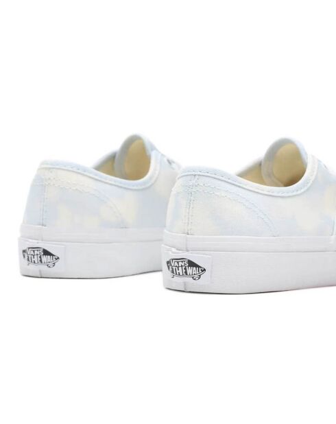 Sneakers en Toile Bleach Wash Authentic bleu ciel/blanc cassé