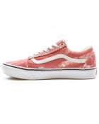 Sneakers en Toile In Bloom ComfyCush Old Skool rose/blanc