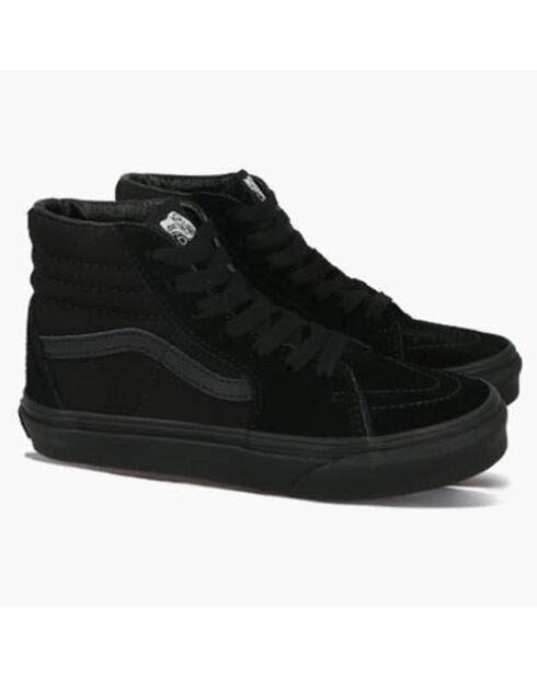 Sneakers en Velours de Cuir & Toile Sk8-Hi noires