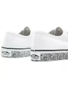 Sneakers en Toile Animal Sidewall Authentic blanches