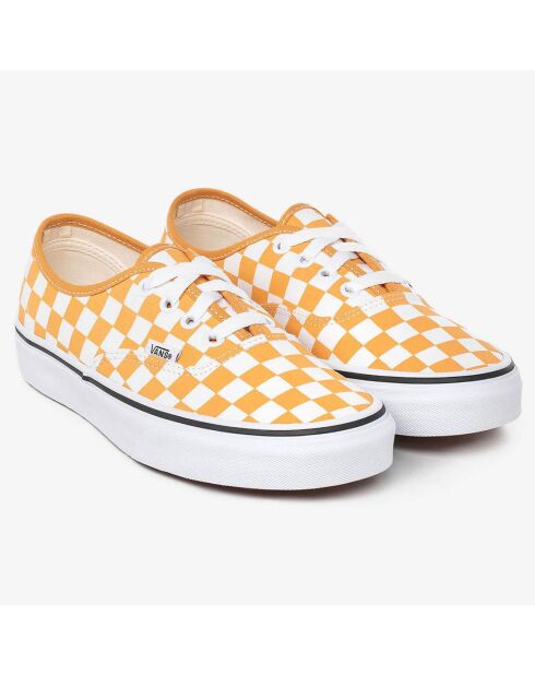 Sneakers en Toile Anaheim Checkerboard Authentic jaune/blanc