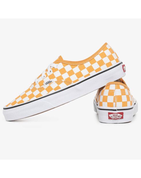 Sneakers en Toile Anaheim Checkerboard Authentic jaune/blanc