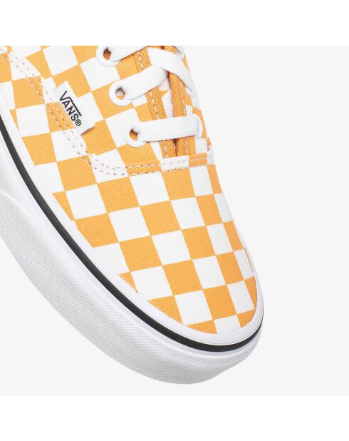 Sneakers en Toile Anaheim Checkerboard Authentic jaune/blanc