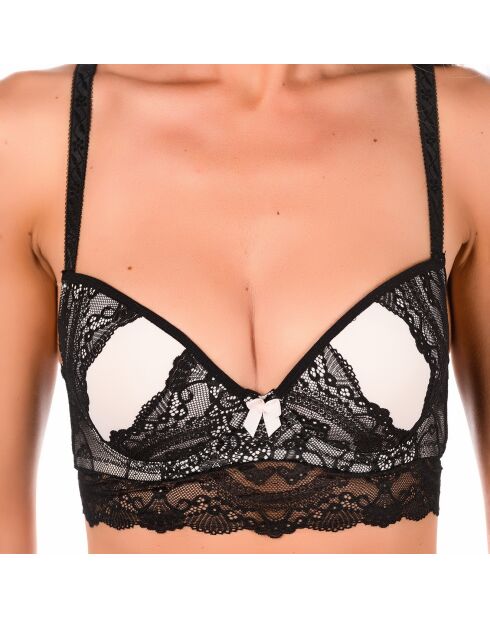Soutien-gorge & Tanga Voli noir/ivoire