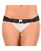 Soutien-gorge & Tanga Voli noir/ivoire