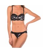Soutien-Gorge & Tanga en dentelle Noul noirs