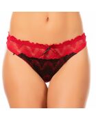 Soutien-gorge & String Boka rouge/noir
