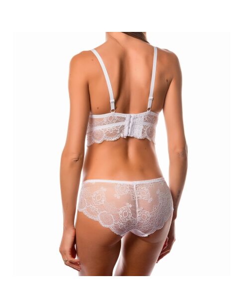 Soutien-gorge & Culotte en dentelle Duca blancs
