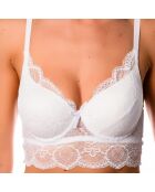 Soutien-gorge & Culotte en dentelle Duca blancs