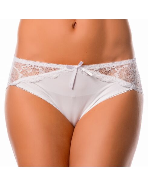 Soutien-gorge & Culotte en dentelle Duca blancs