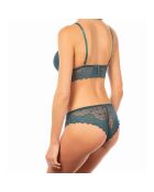 Soutien-gorge & Tanga en dentelle Gulo verts