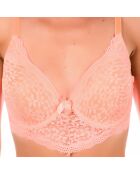 Soutien-gorge & Shorty Amil saumon