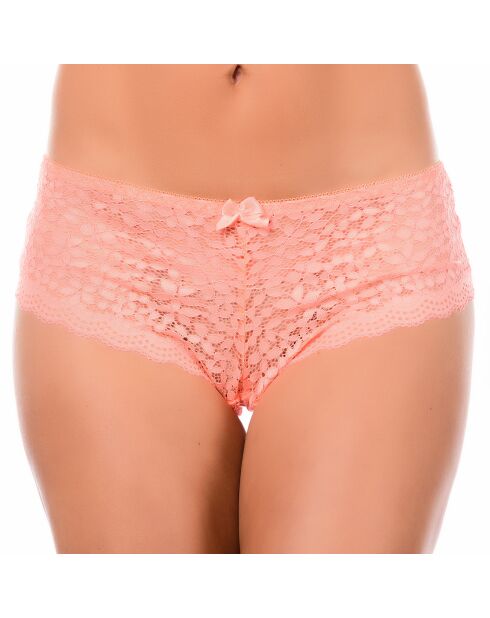 Soutien-gorge & Shorty Amil saumon