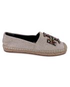 Espadrilles Telma écru/noir