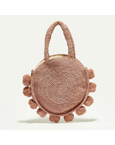 Sac à main Bouts rose - D.29 cm