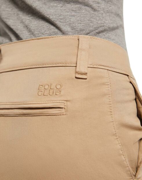 Pantalon chino slim fit Tally beige