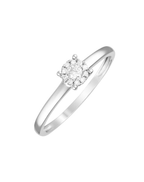 Bague Akna Diamants 0.11 ct or blanc