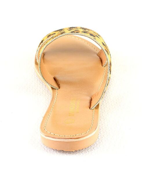 Mules Imelda in pelle leopardata