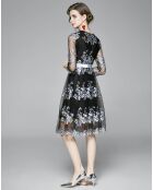 Robe Athena noir/bleu