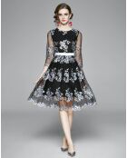 Robe Athena noir/bleu