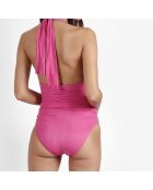 Maillot de bain 1 Pièce Cruiser Halter fuchsia