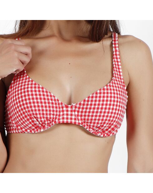 Maillot de bain 2 Pièces Sweet Vichy rouge/blanc