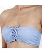 Maillot de bain 2 Pièces bandeau Smock Swim bleu