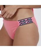 Maillot de bain 2 Pièces bandeau Embroidery Beach rose