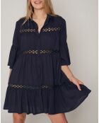 Robe Abierto bleu marine