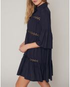 Robe Abierto bleu marine