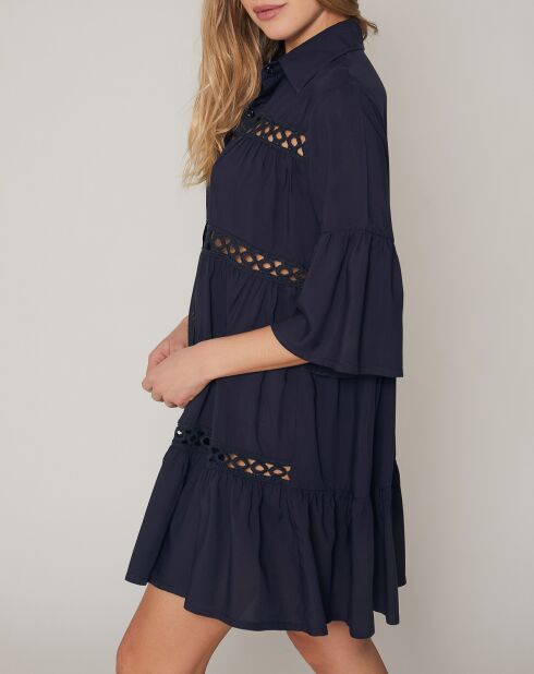 Robe Abierto bleu marine