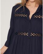 Robe Abierto bleu marine