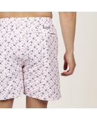 Short de bain Anclas rose