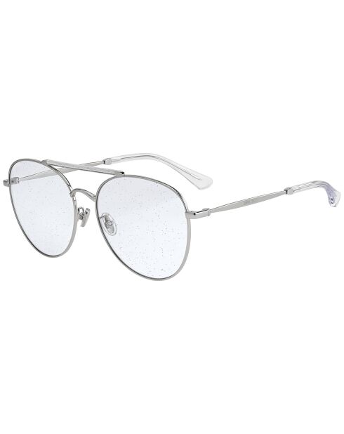 Lunette de soleil Femme Abbie argentées