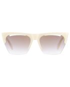 Lunette de soleil Femme blanc perle