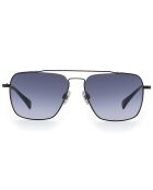 Lunette de soleil Homme noir mat