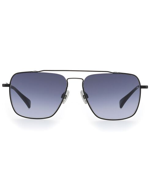 Lunette de soleil Homme noir mat