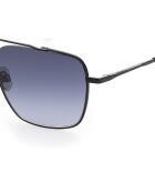 Lunette de soleil Homme noir mat