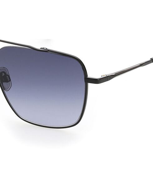 Lunette de soleil Homme noir mat