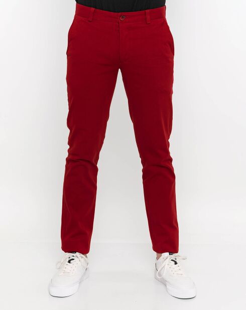 Pantalon Paul rouge