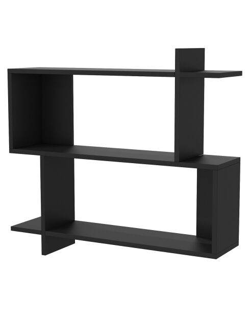 Etagère murale Mina  noire - 90x22x36 cm